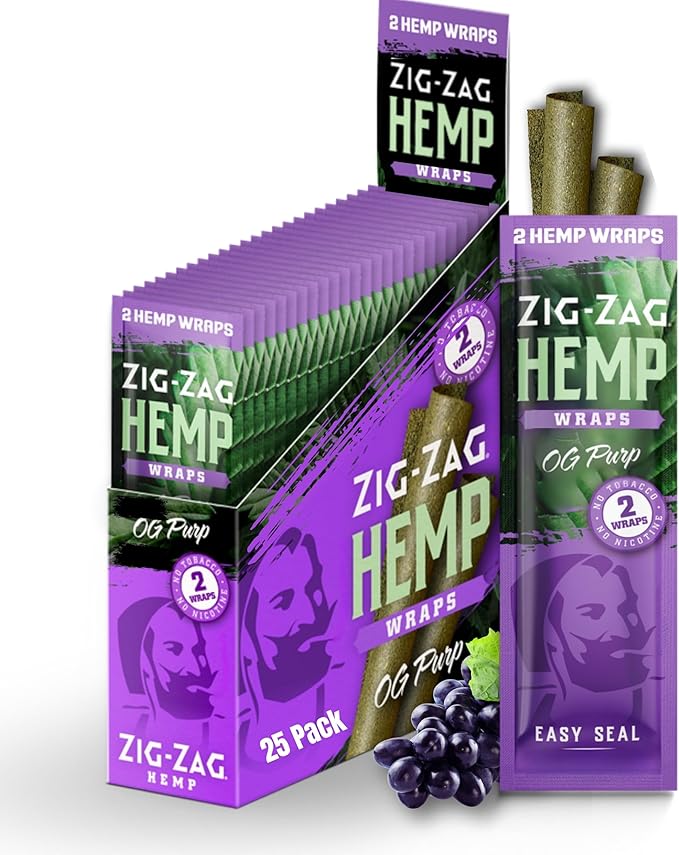 Zig Zag OG Purp Hemp Wrap