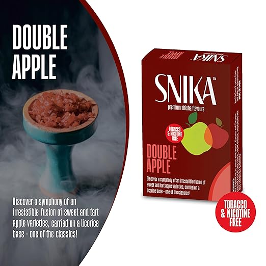 SNIKA Double Apple Herbal Hookah 