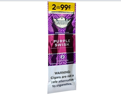 Swisher Sweet Cigarillos Purple Swish