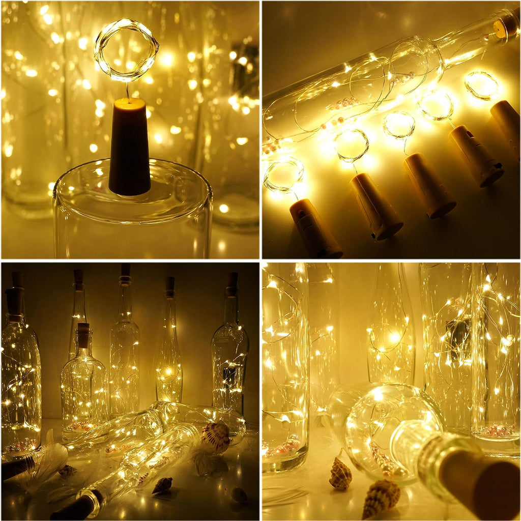 Cork Bottle Fairy Lights, 20 LED, Pack of 12 - image 6