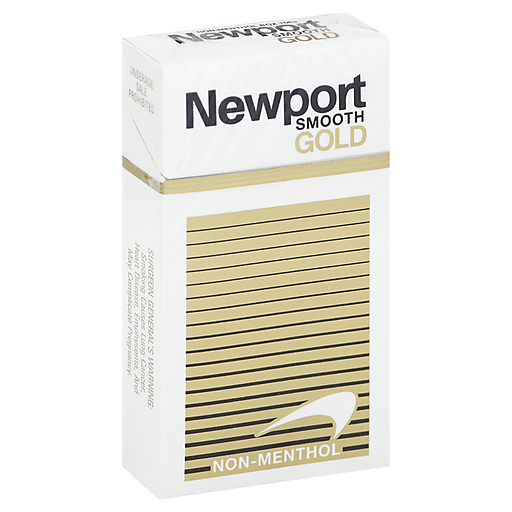 Newport Non Menthol smooth gold cigarettes king Box