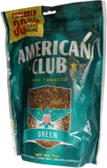 American Club Green Tobacco Bag | 6oz Smooth Tobacco Blend | For Adult Tobacco Customers Only