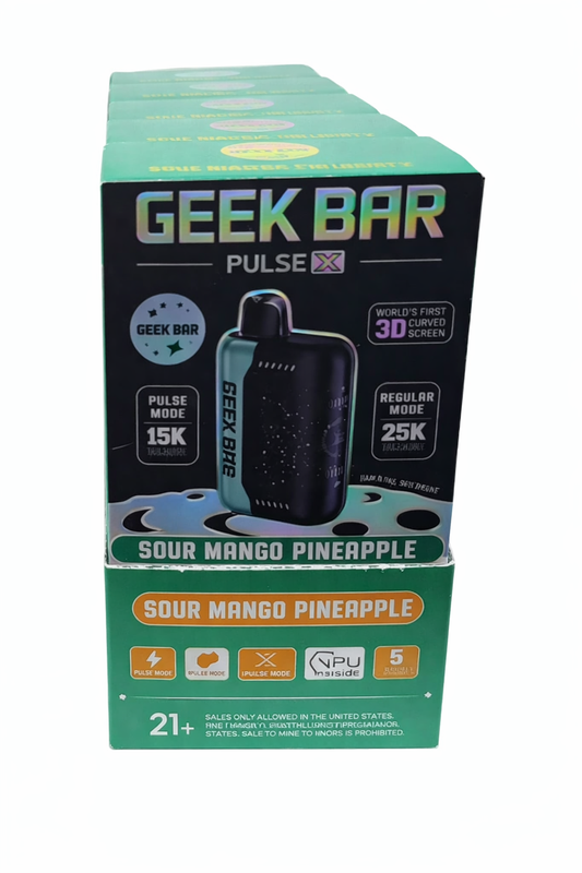 Geek bar disposable vapes sour mango pineapple