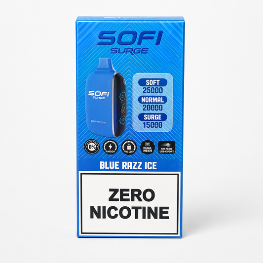 Sofi Surge Zero Nicotine Vape – Blue Razz Ice