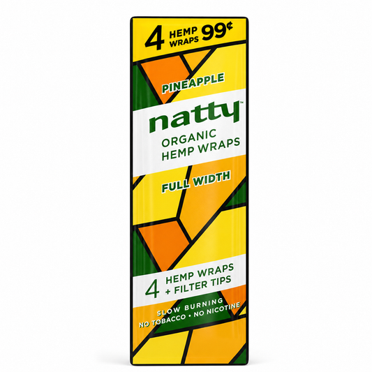 NATTY HEMP WRAPS PINEAPPLE