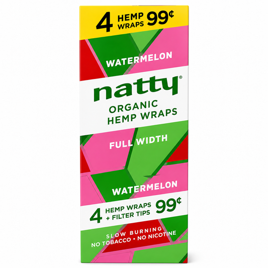 NATTY HEMP WRAPS WATERMELON