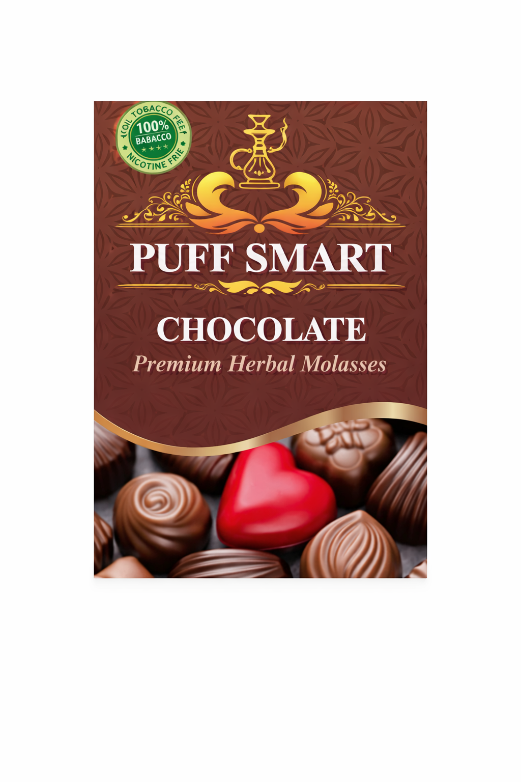 Puff Smart Chocolate Non - Nicotine Hookah Flavor