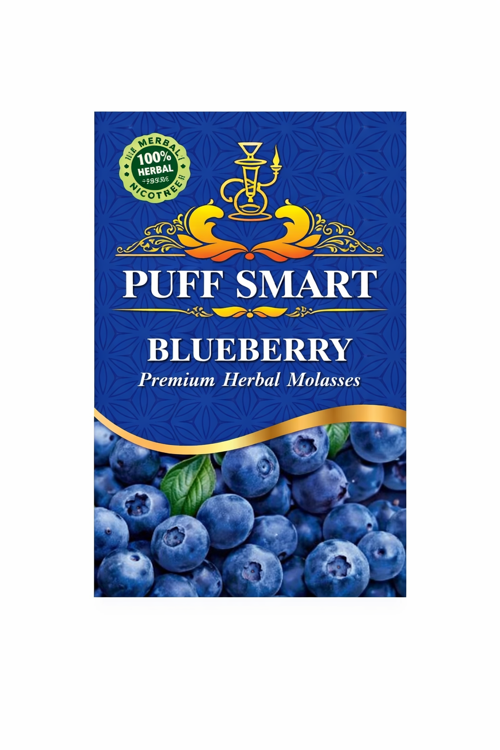 Puff Smart Blue Berry Non - Nicotine Hookah Flavor