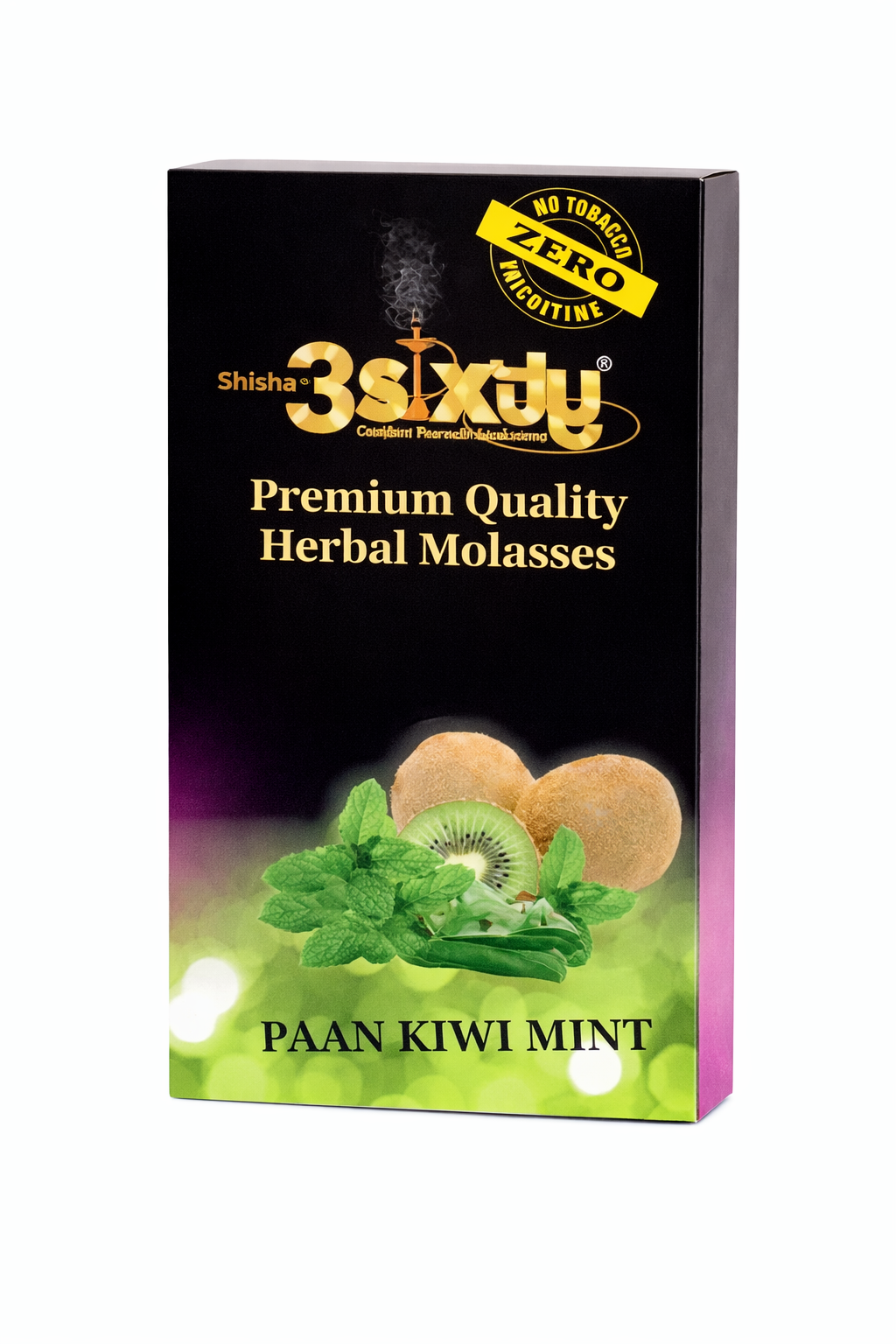 3Sixty Paan Kiwi Mint Non - Nicotine Hookah Flavor