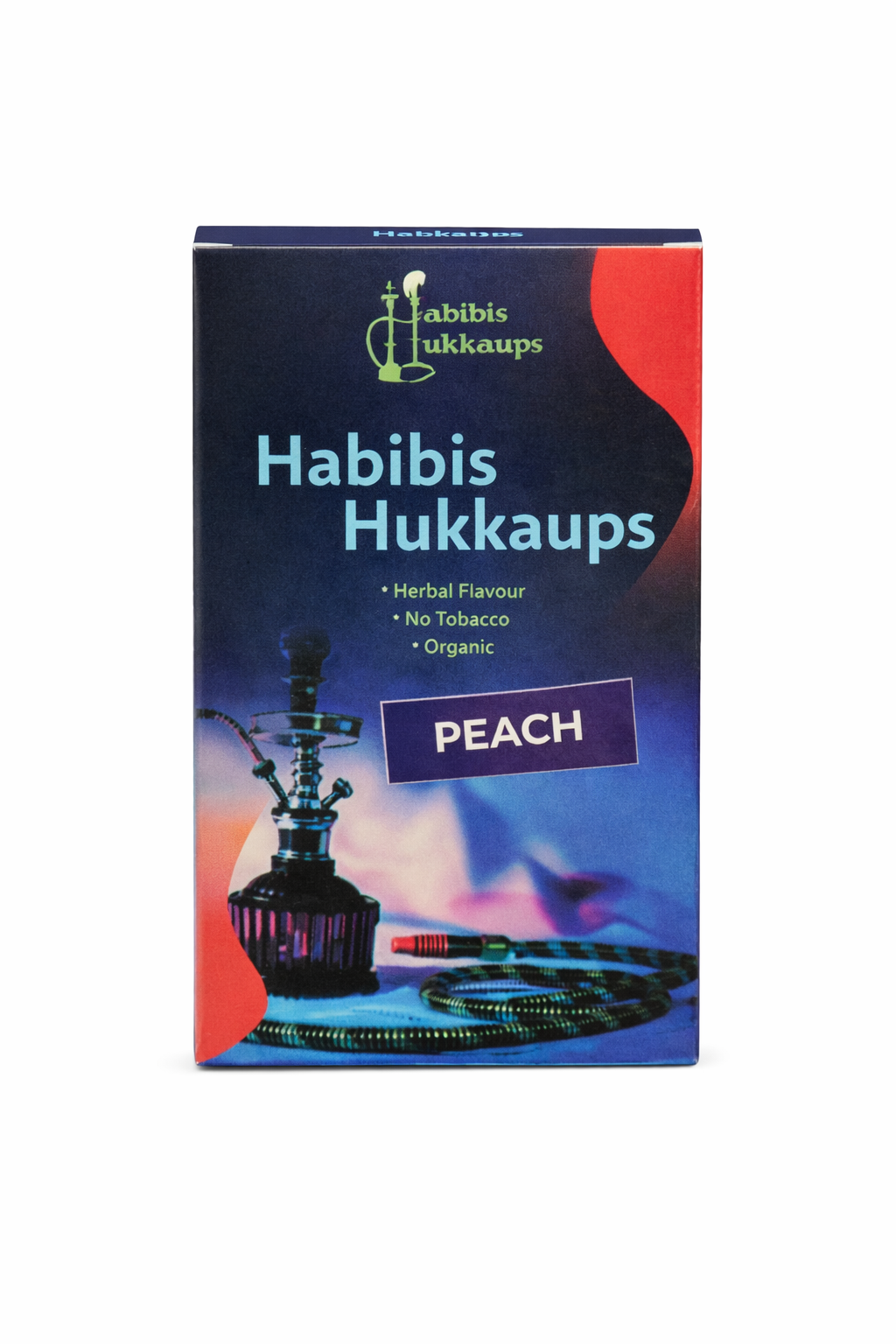 Habibis Hukkaups Peach Non - Nicotine Hookah Flavor