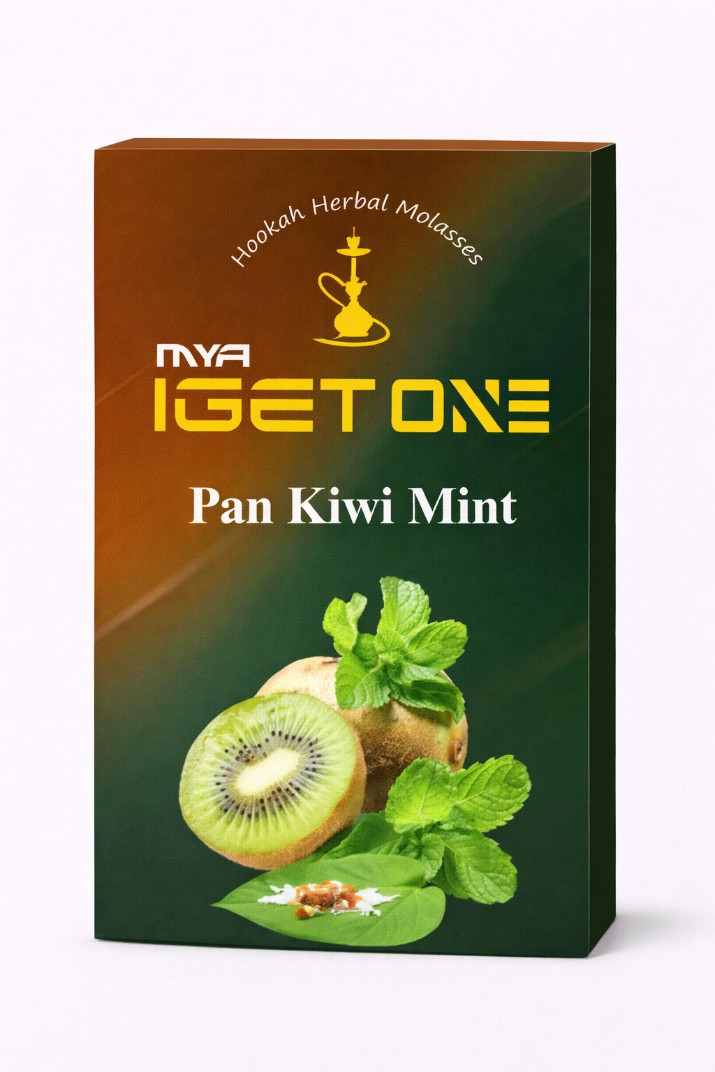 Iget One Paan Kiwi Mint Nicotine Free Hookah Flavor