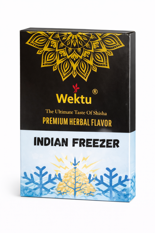 Wektu Herbal Hookah Flavor Nicotine Free Indian Freezer