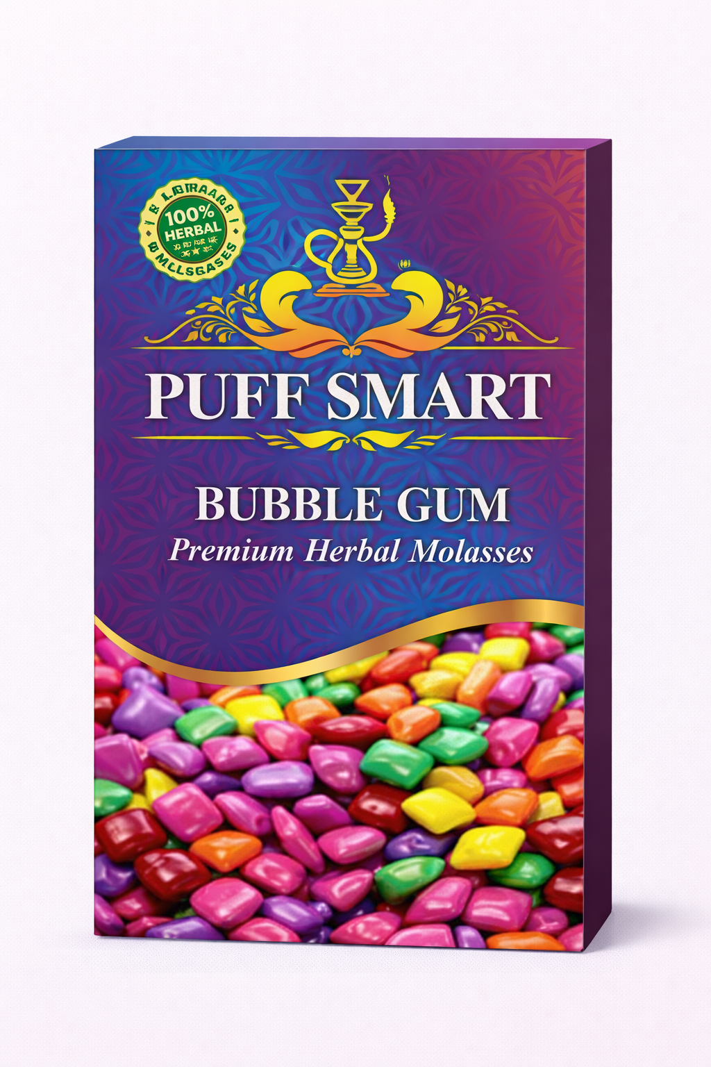 Puff Smart Bubble Gum Herbal Molasses Hookah Flavor