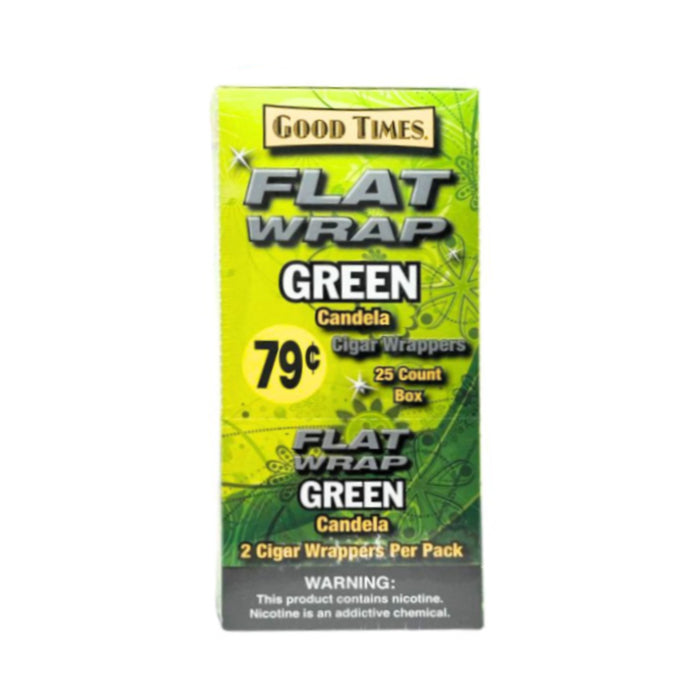 Good Times Green Candela Flat Wraps