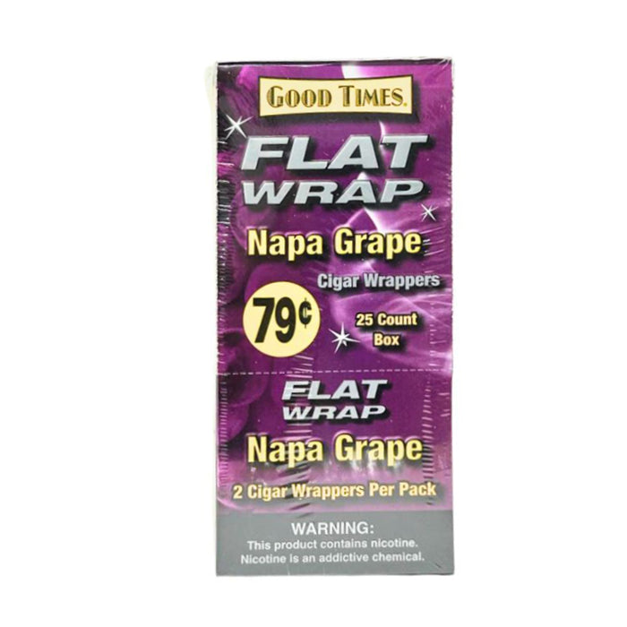 Good Times Napa Grape Flat Wraps 