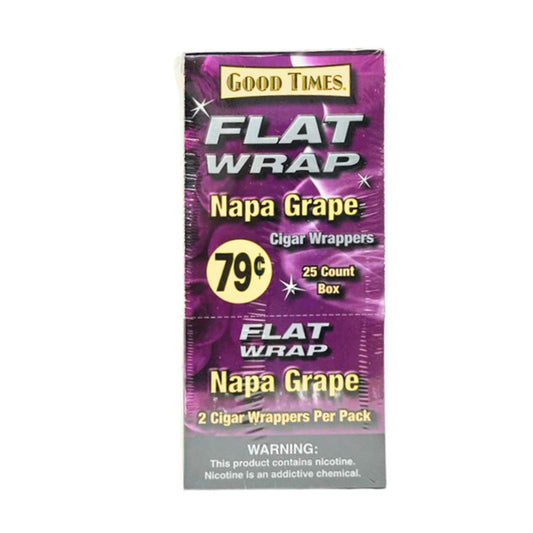 Good Times Napa Grape Flat Wraps 