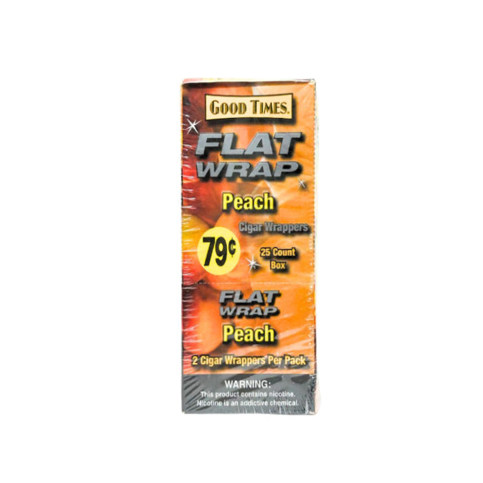 Good Times Peach Flat Wraps