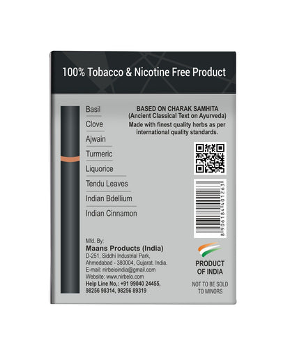 Nirdosh Herbal Smoke Black - 20 Sticks