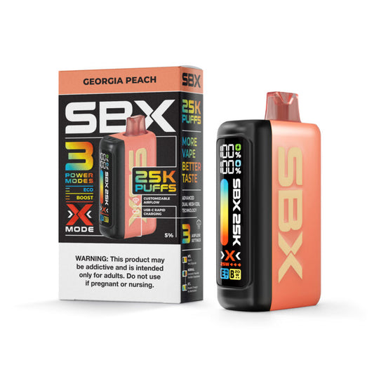SBX disposable vapes Georgia Peach