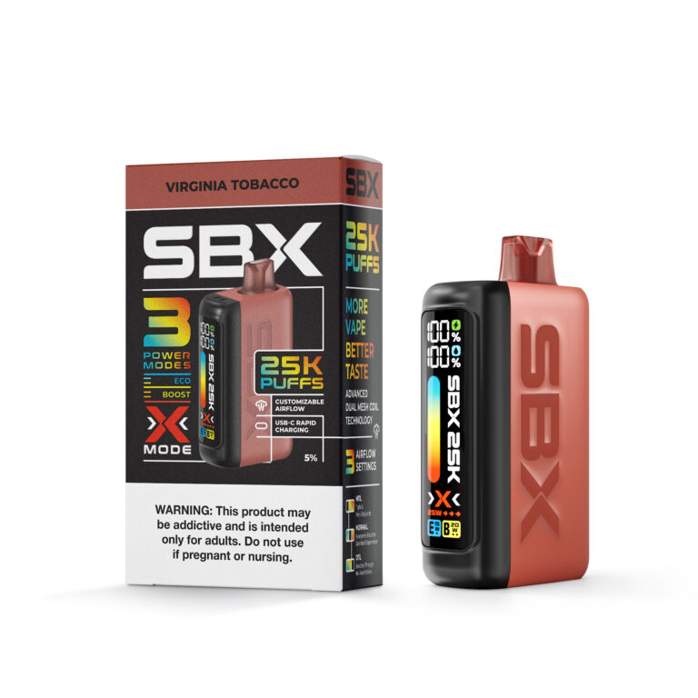 SBX disposable vapes Virginia Tobacco
