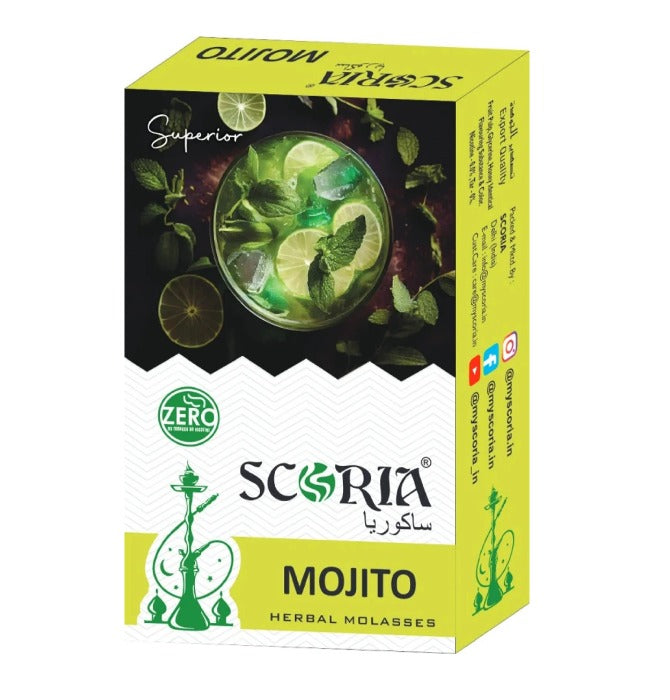 Scoria Mojito Non - Nicotine Hookah Flavor