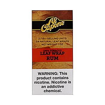 AL CAPONE TOBACCO WRAP RUM 3/18PK