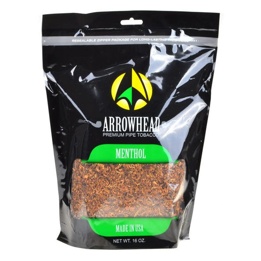 Arrowhead Pipe Tobacco Menthol 16 Oz