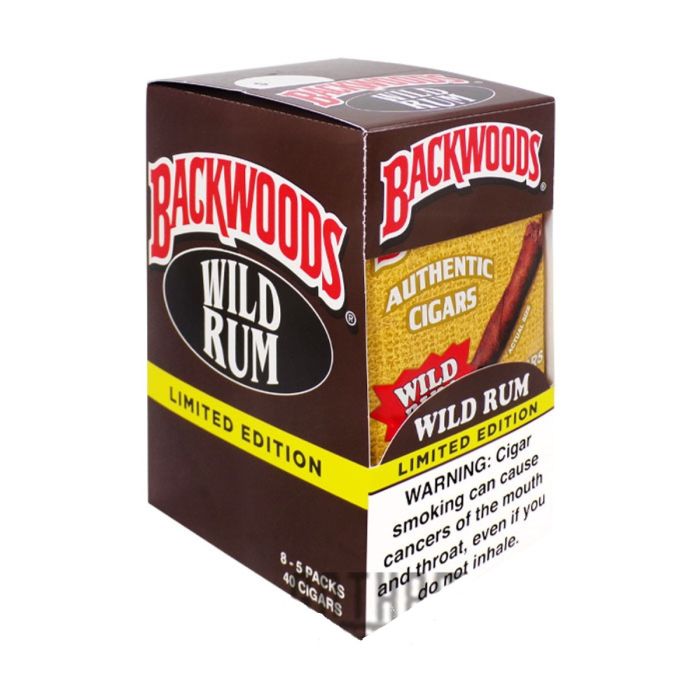 Backwoods Cigarillos Wild Rum 40CT