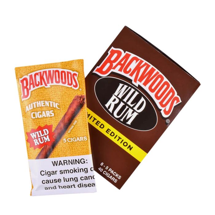 Backwoods Cigarillos Wild Rum 40CT