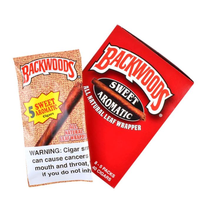 Backwoods Cigars Sweet Aromatic All Natural 40CT