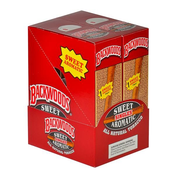 Backwoods Cigarillos Sweet Singles Aromatic 24CT