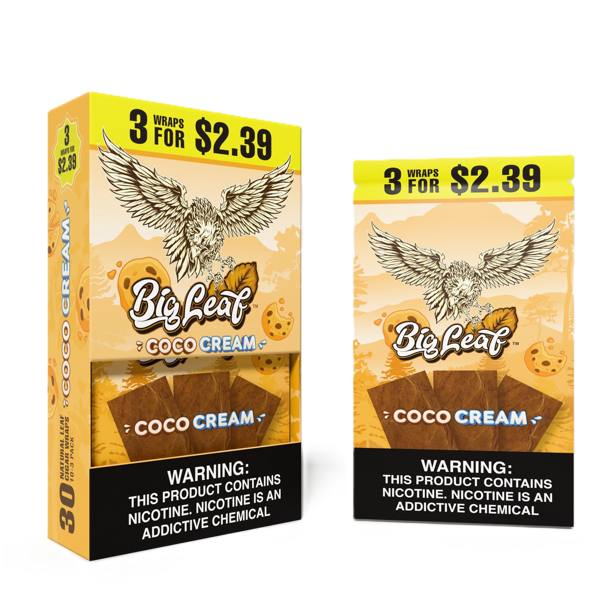 BIG LEAF LA SWIRL WRAPS 10/3PK