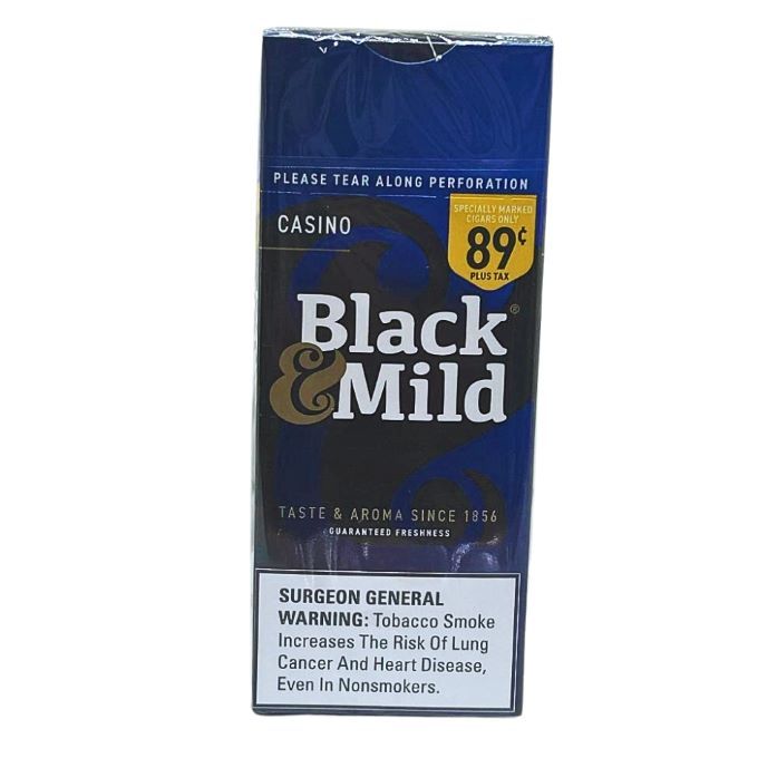 Black and Mild Plastic Tip Casino