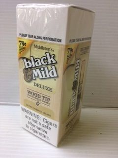 Black & Mild Deluxe Wood Tipped