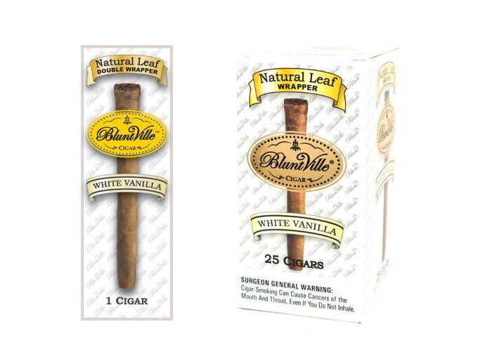 Bluntville Natural Leaf Wrapper White Vanilla