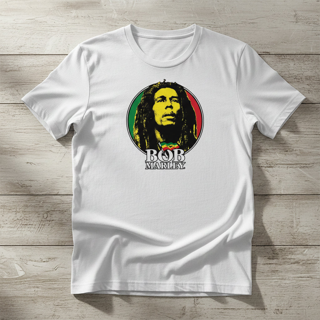 Bob Marley's white T-shirt