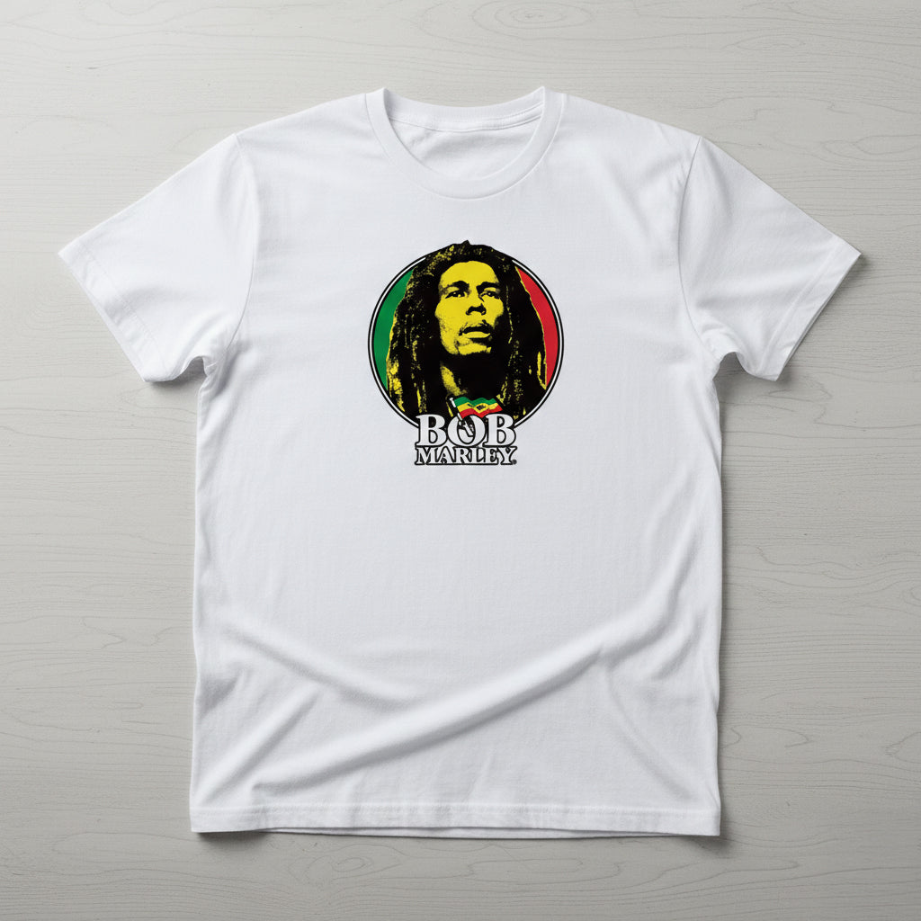 Bob Marley's white T-shirt