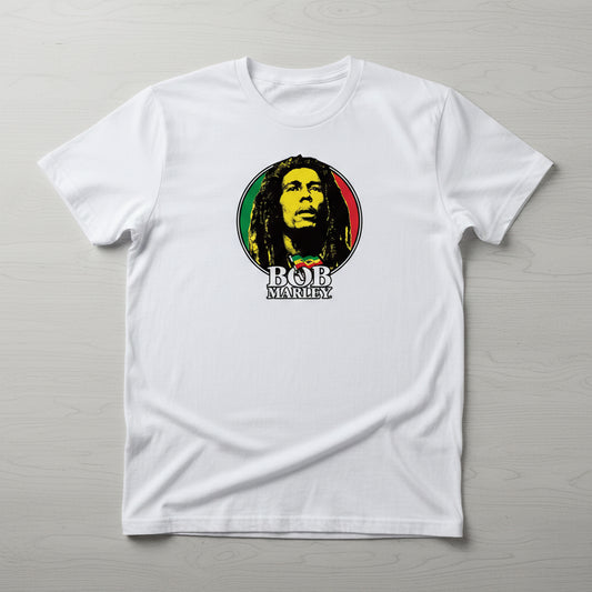 Bob Marley's white T-shirt