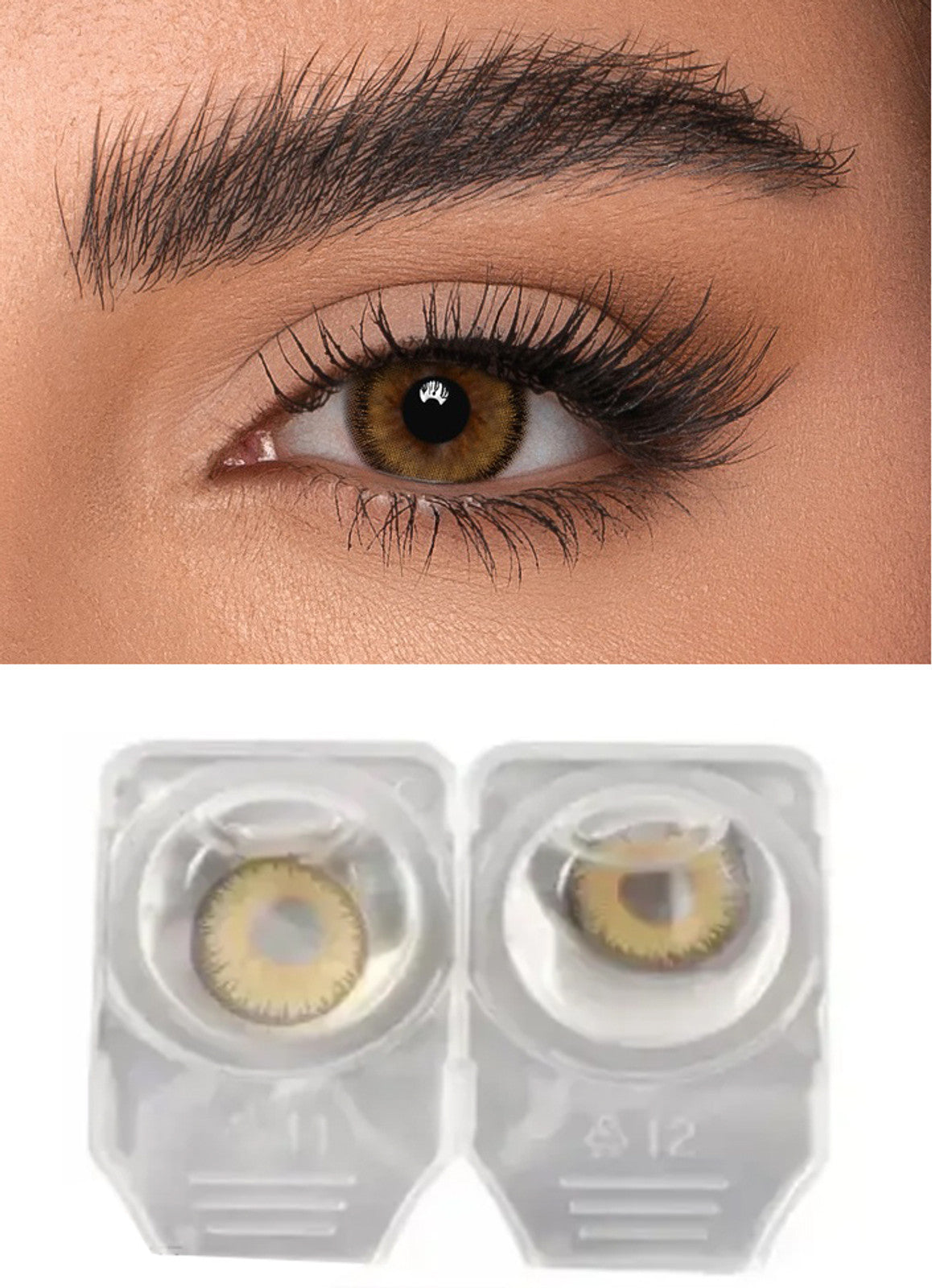 Diamond Eye Daily Disposable Brown Contact Lenses for Men & Women