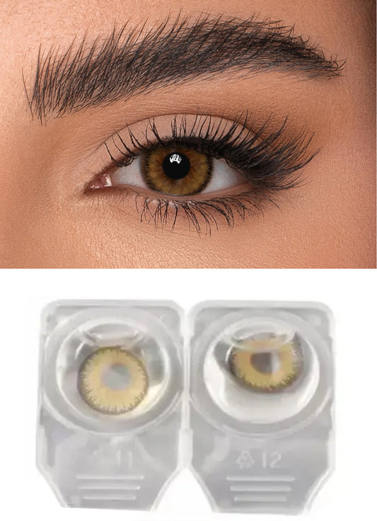 Diamond Eye Daily Disposable Brown Contact Lenses for Men & Women