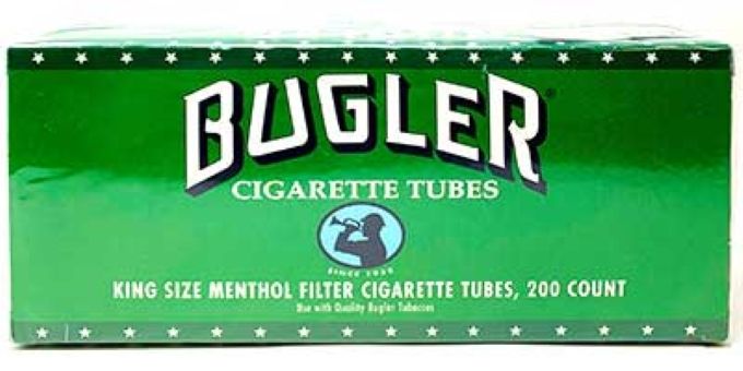 Bugler Menthol King Size Cigarette Tubes