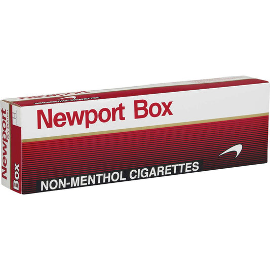 Newport Non Menthol red cigarettes king Box