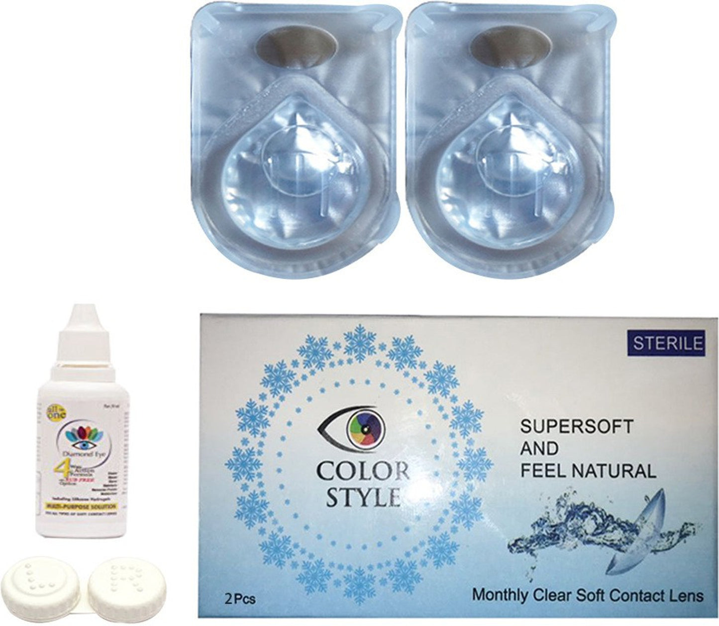 Color Style Monthly Disposable Colored Contact Lenses