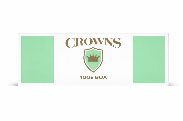 crown 100s cigarettes Crowns Menthol Light Box 10/20pk Light Green Lucky Star Wholesale crown 100s cigarettes Crowns Green