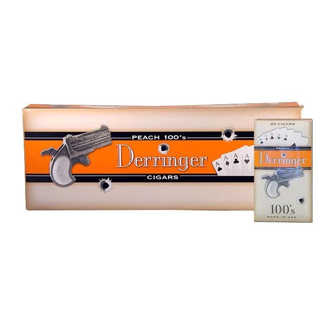 Derringer Peach Filtered Cigars 200CT