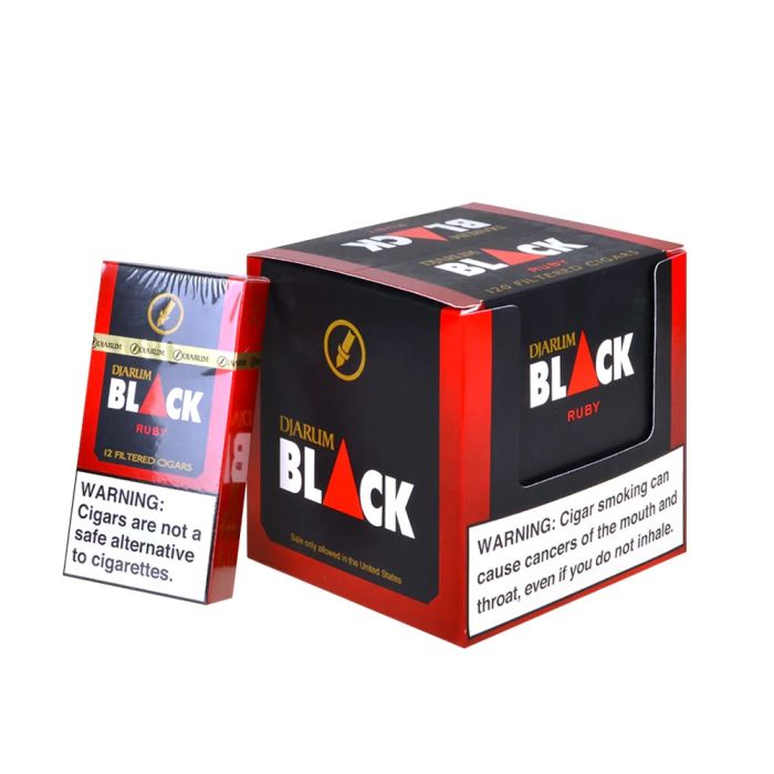 Djarum Black Ruby [Cherry] Filtered Cigars