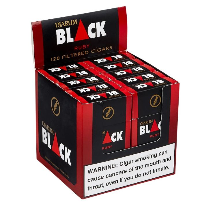 Djarum Black Ruby [Cherry] Filtered Cigars