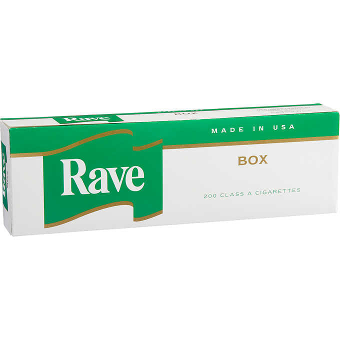 Rave menthol cigarettes king box