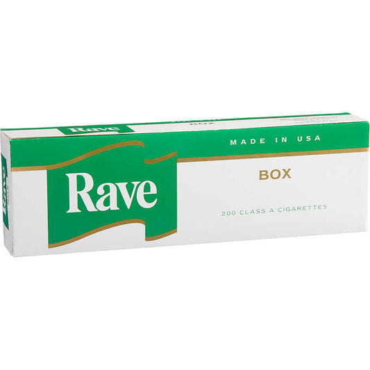 Rave menthol cigarettes king box
