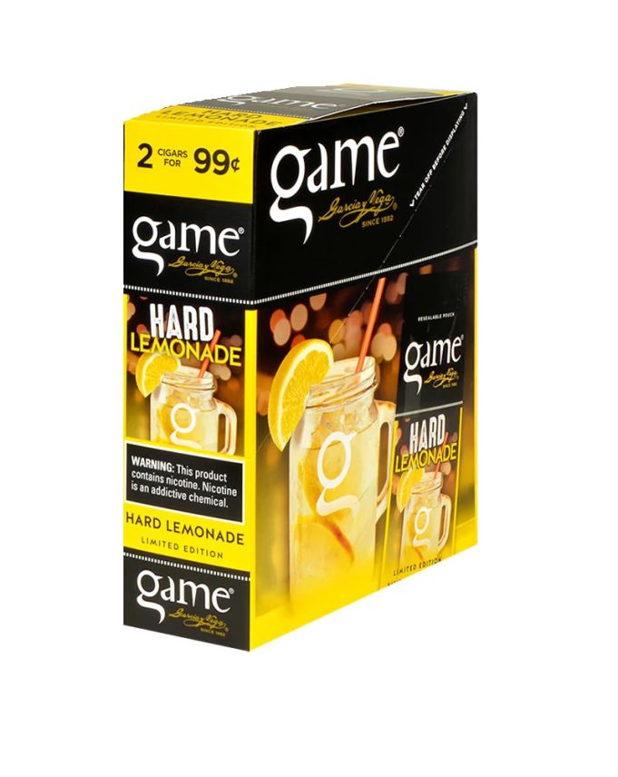 Game Cigarillos Hard Lemonade